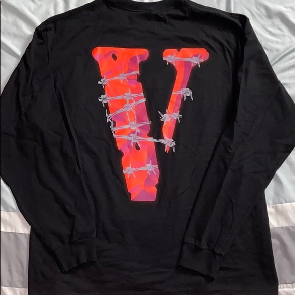 Juice Wrld x Vlone Printed V Sweatshirt-Back