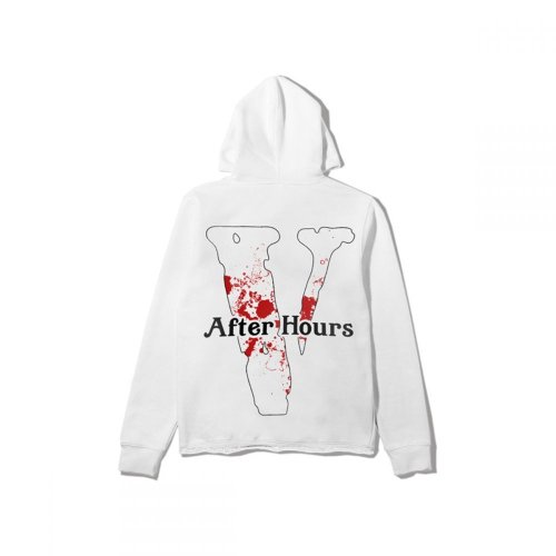 Vlone x After Hours I Afro White Hoodie