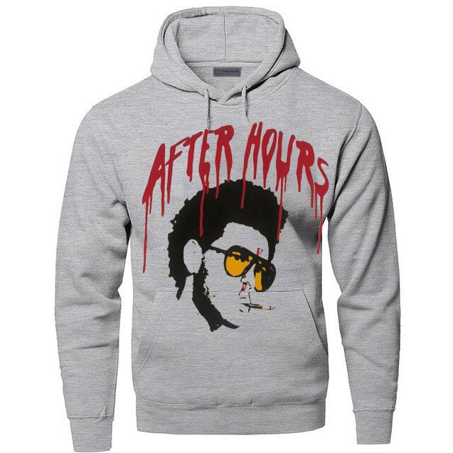 Vlone x After Hours I Afro Gray Hoodie