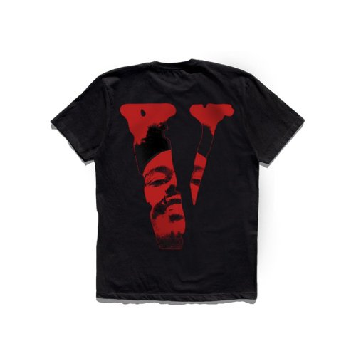 Vlone x The Weeknd After Hours Acid Drip Black Tee