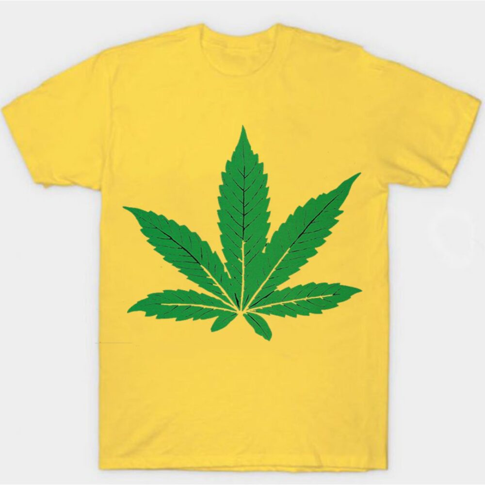 Green Leafe Dr-Dre Vlone Yellow Shirt