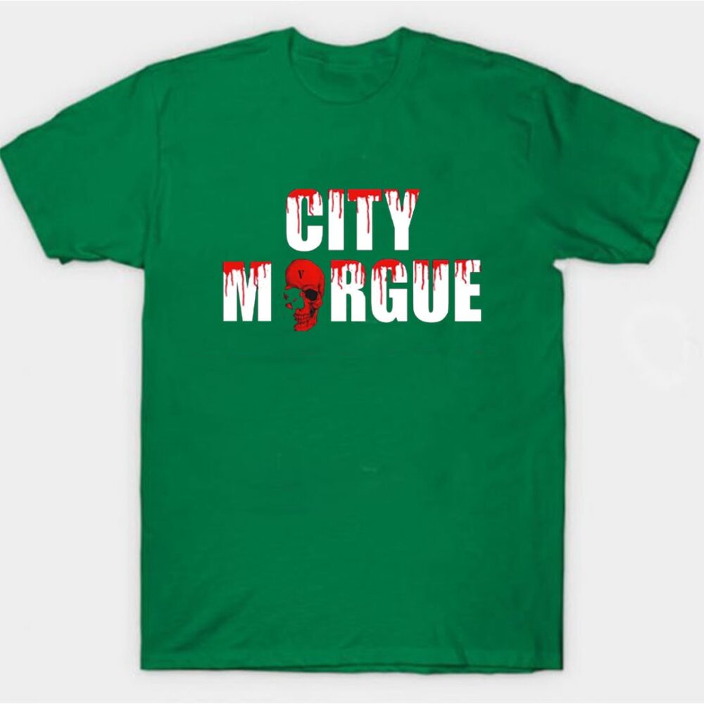 Vlone x City Morgue Dogs Green T-Shirt