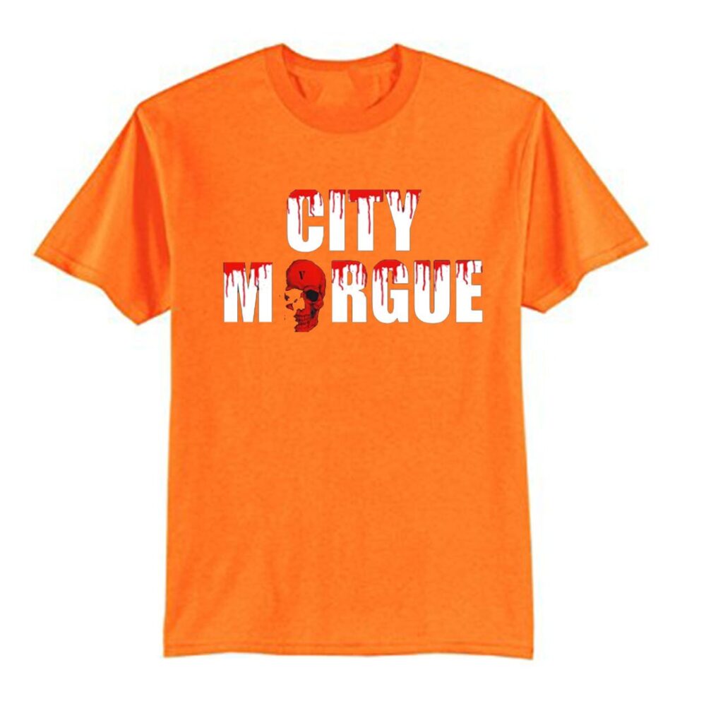 Vlone x City Morgue Dogs Orange T-Shirt