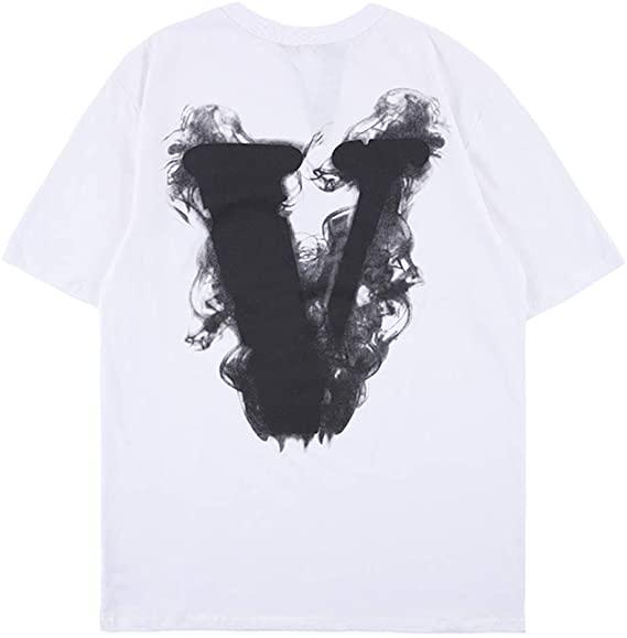 Vlone Arnodefrance V Letter Print White T-Shirt