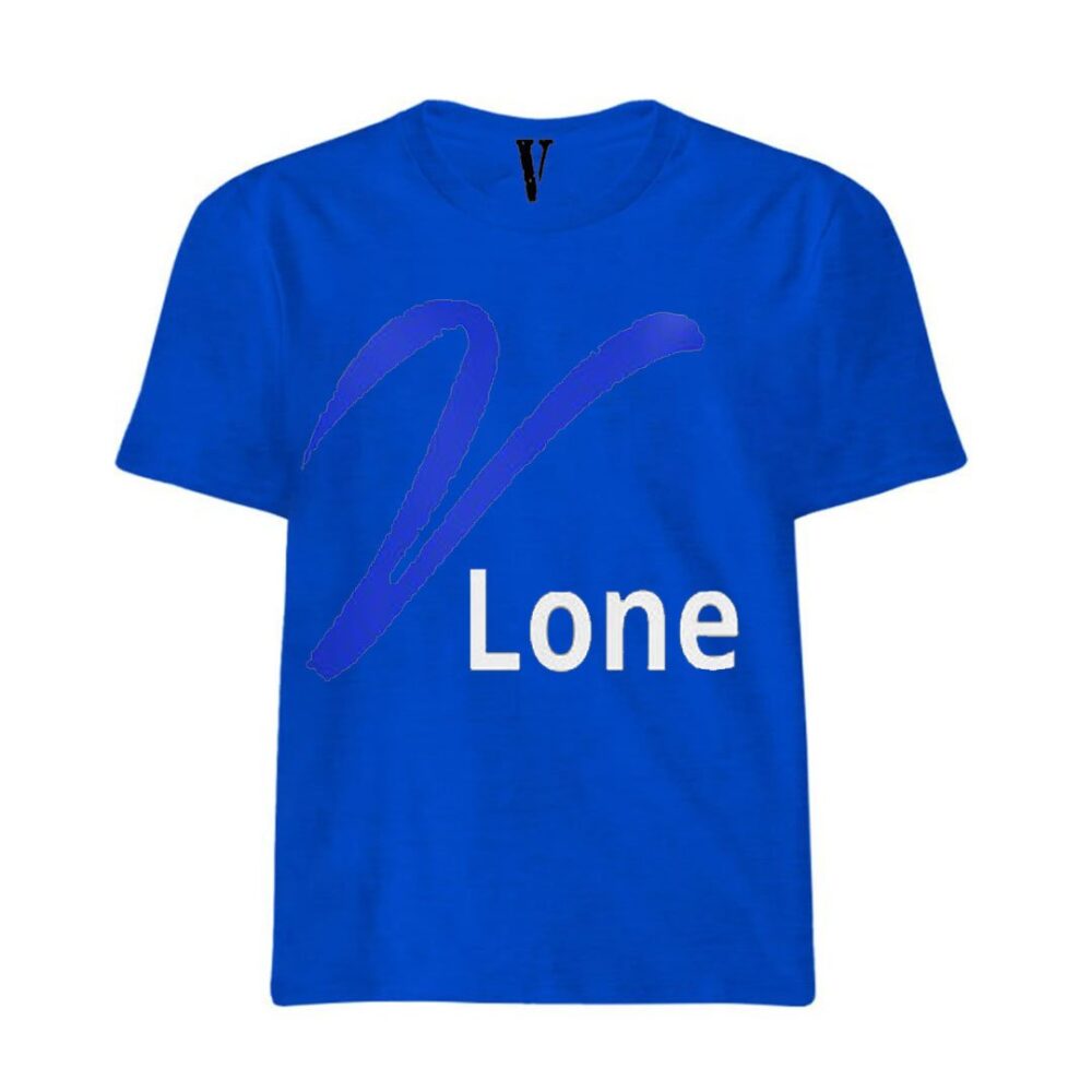 Vlone Blue V Staple Royal Blue T-Shirt
