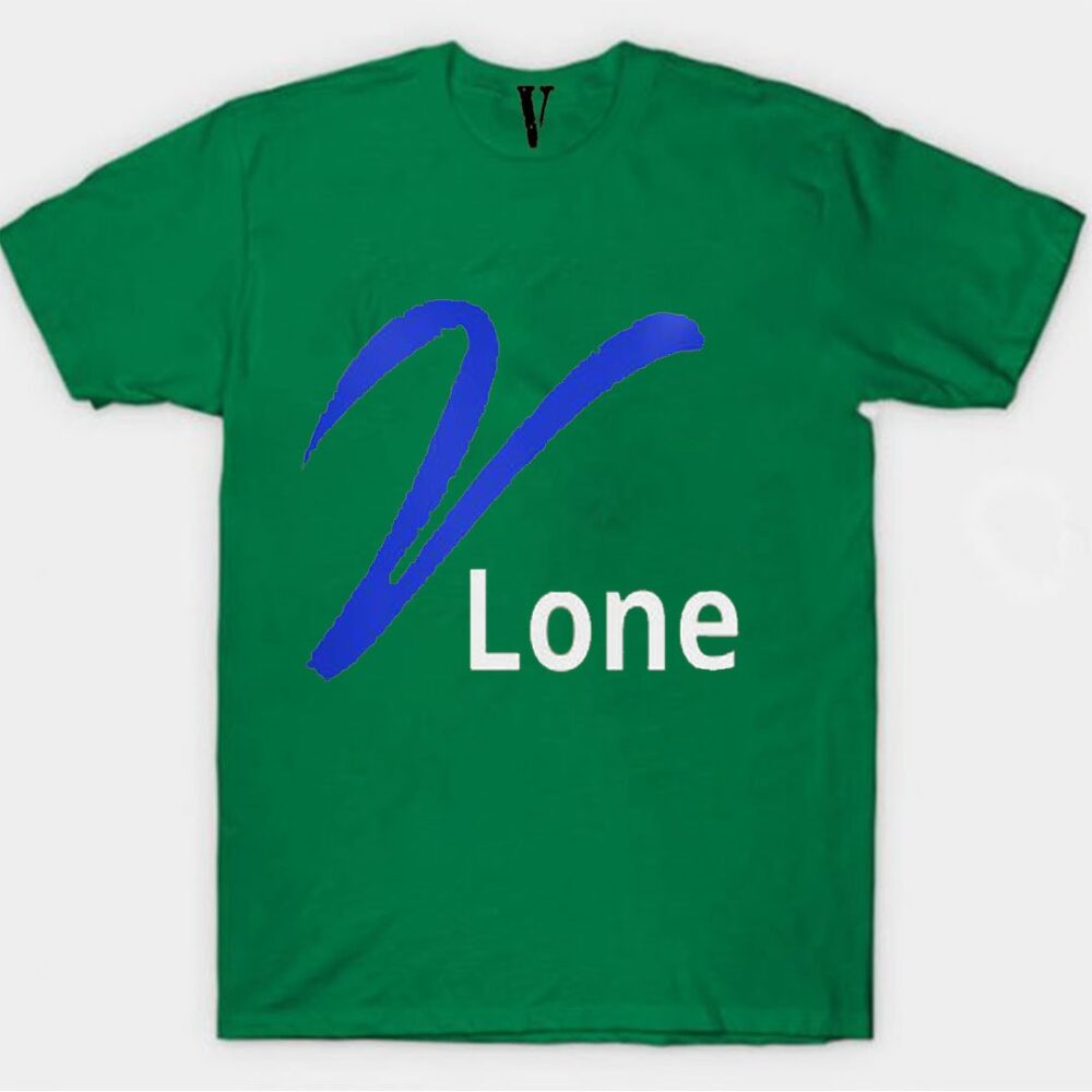 Vlone Blue V Staple Green T-Shirt