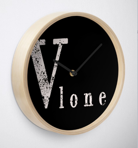 Vlone sticker Clock