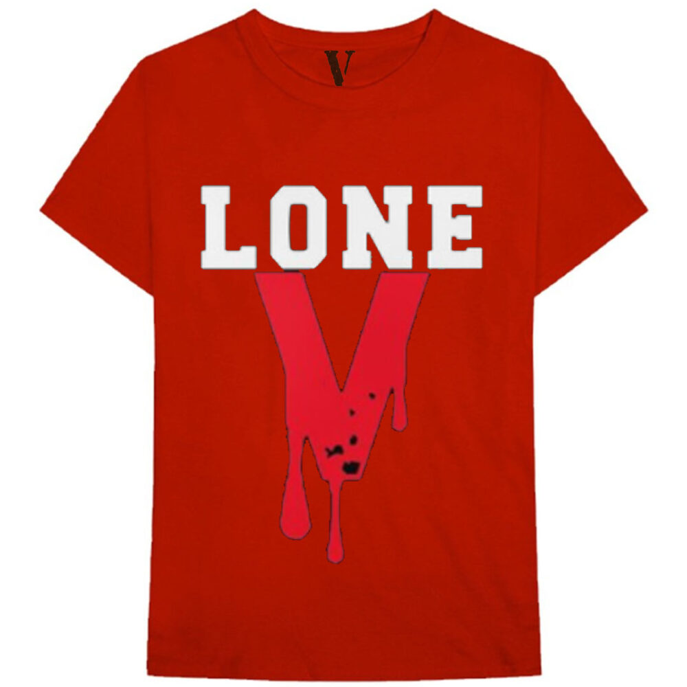 Vlone Red V Staple Red T-Shirt