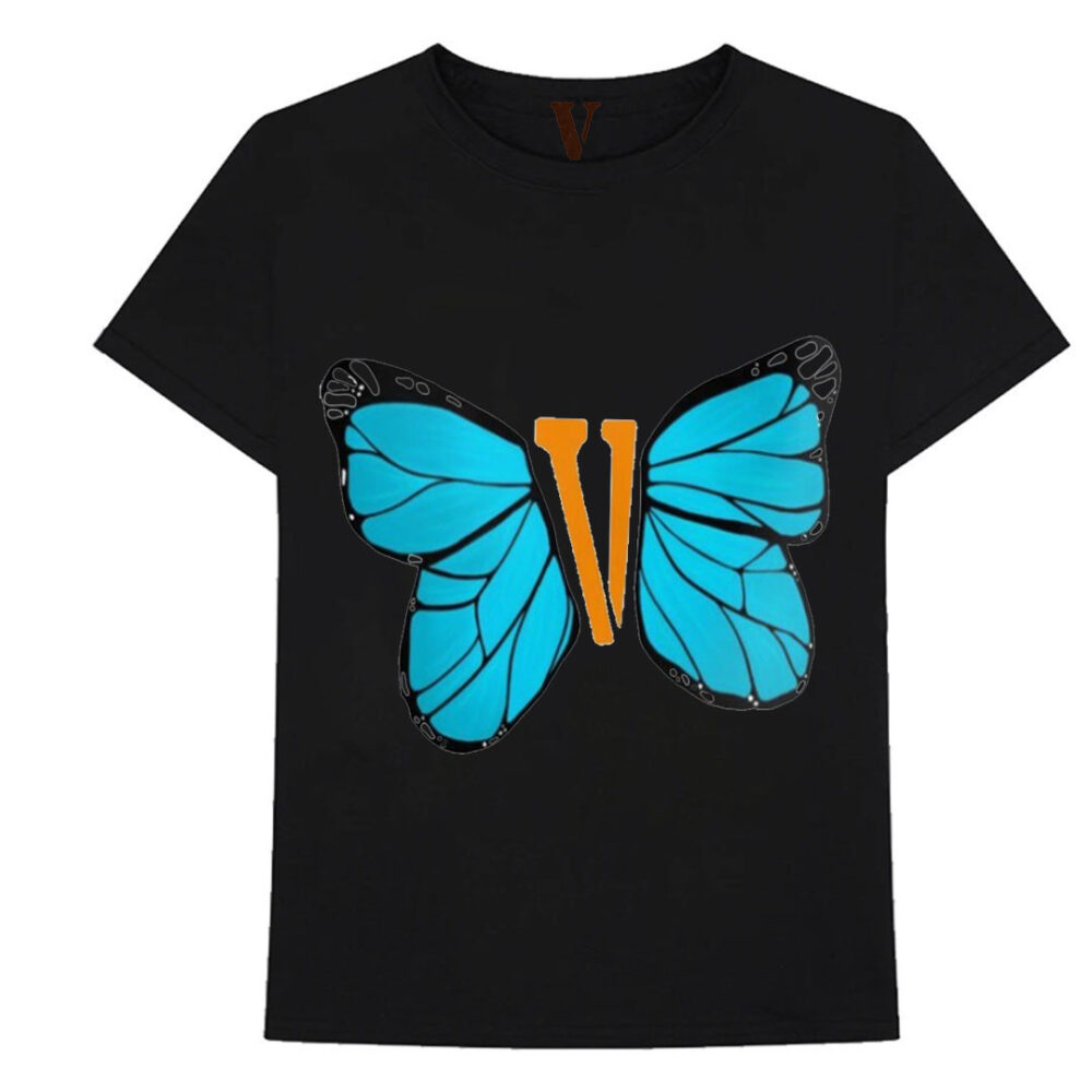 Vlone Butterfly Black T-Shirt