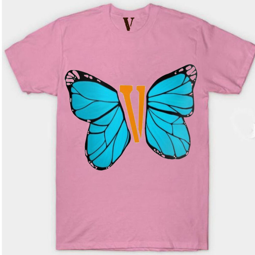 Vlone Butterfly Pink T-Shirt