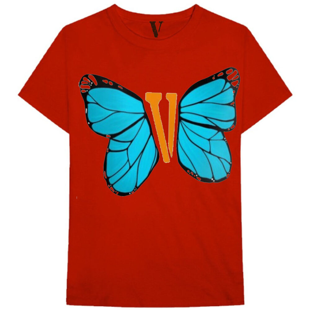 Vlone Butterfly Red T-Shirt