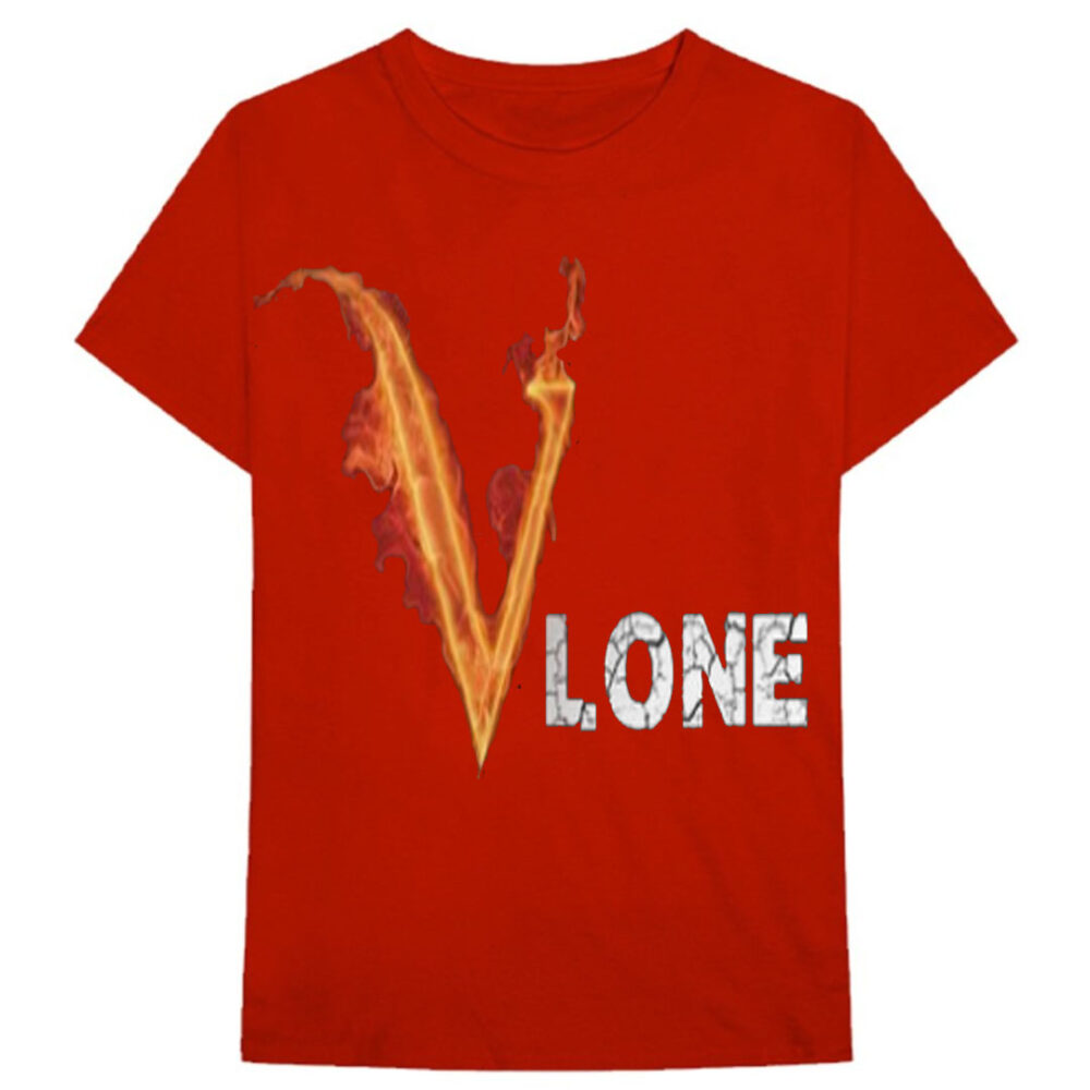 Vlone Fire Stone Red T-Shirt
