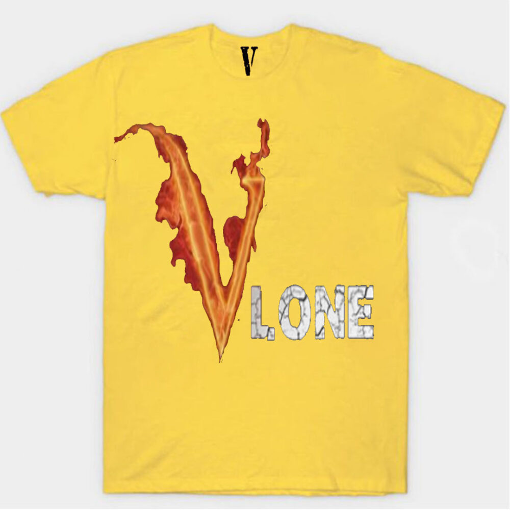 Vlone Fire Stone Yellow T-Shirt