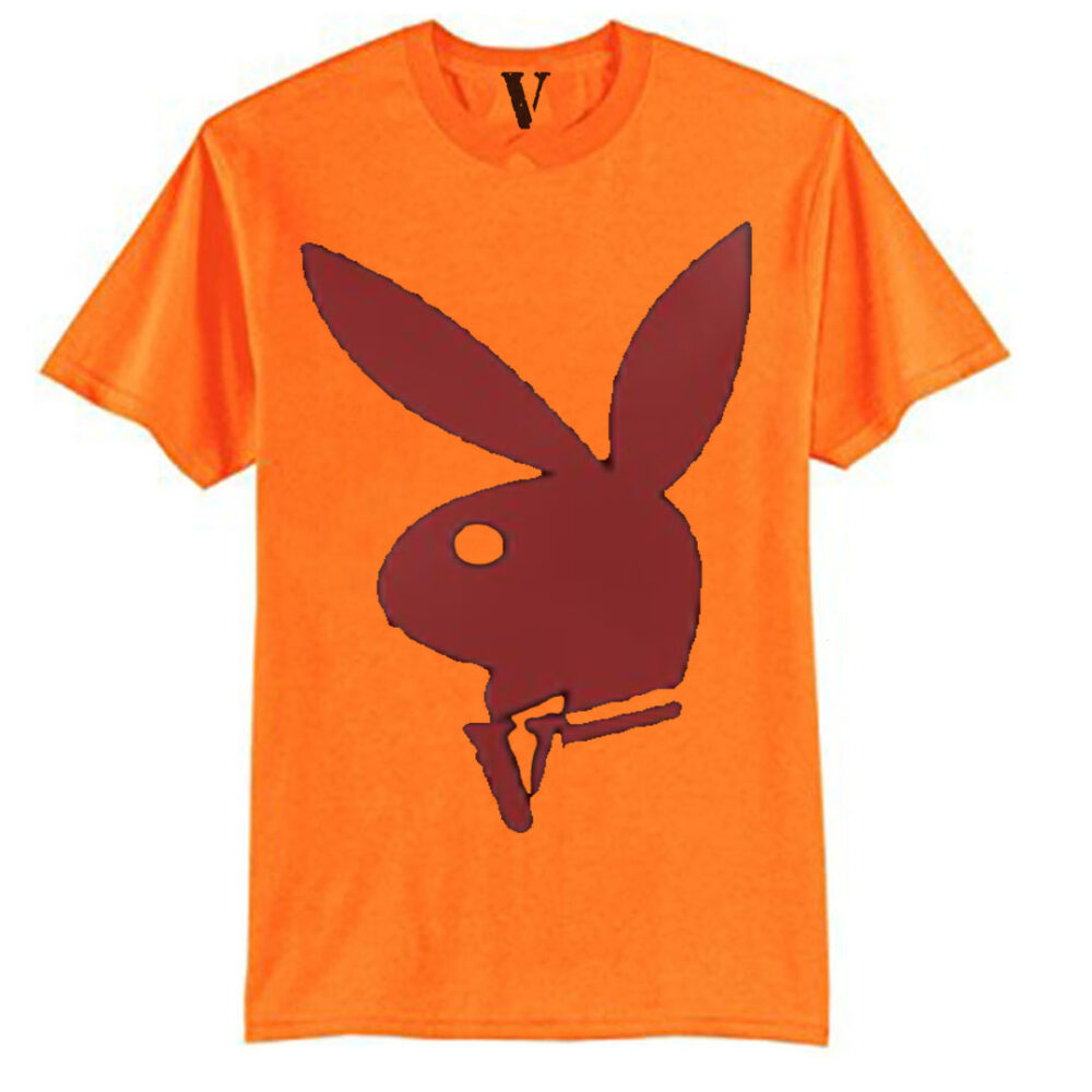 Vlone X PlayBoy Orange T-Shirt