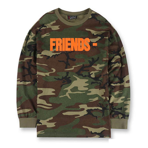 Vlone Friends Camouflage Sweatshirt-Front