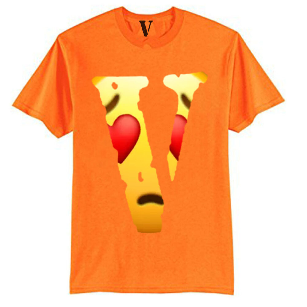 Vlone Love Emoji T-Shirt Orange