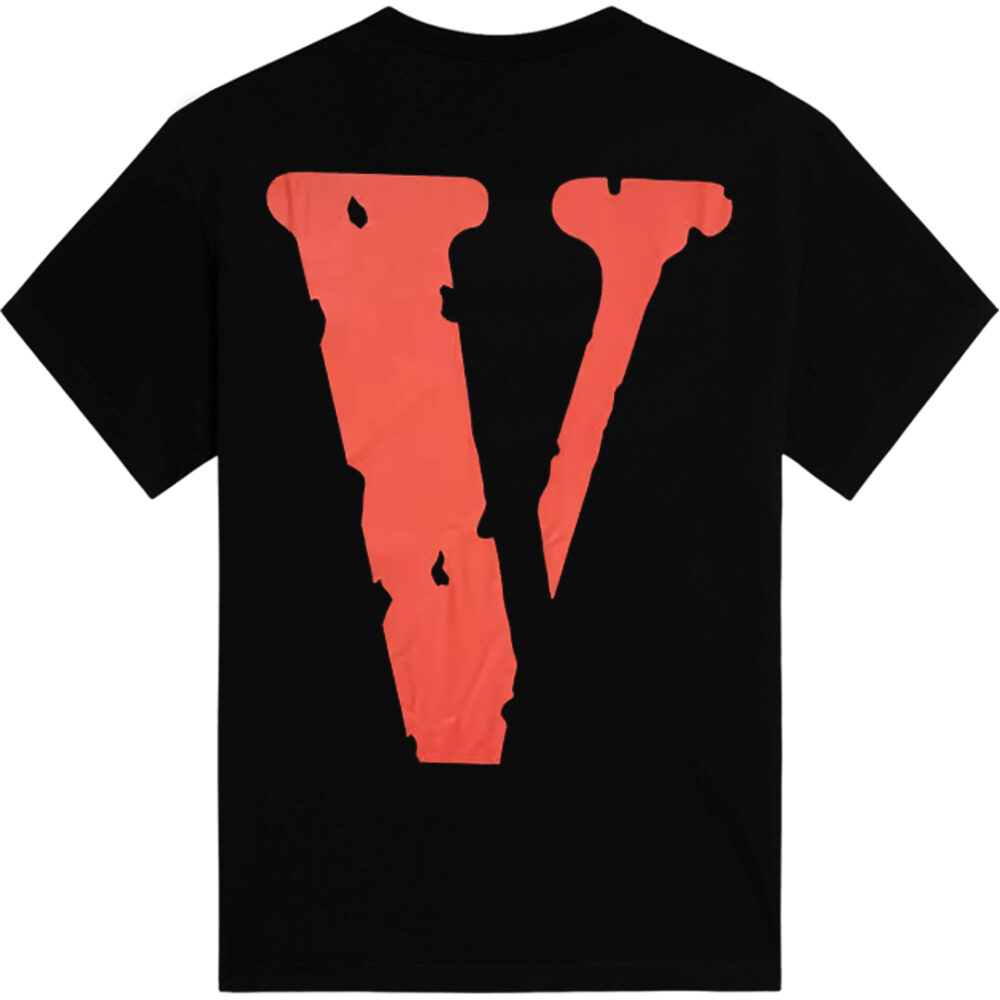 Vlone Friends Godfather Mulberry St Red Black Tee - back