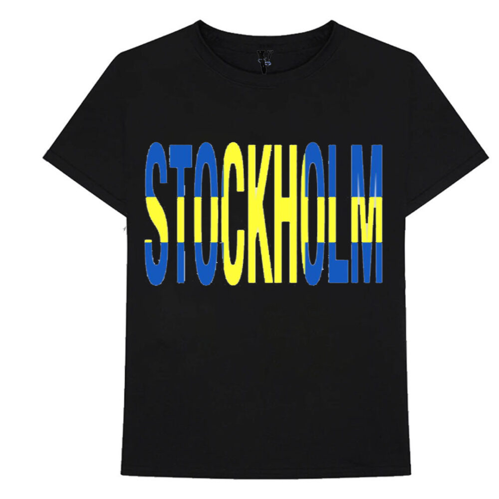 Vlone x AWGE x A$AP Rocky Stockholm T-Shirt Black