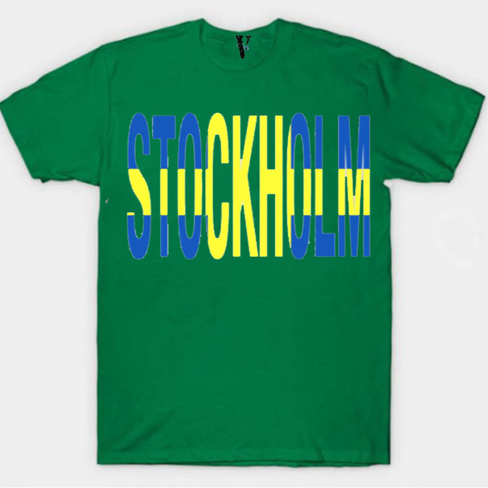 Vlone x AWGE x A$AP Rocky Stockholm T-Shirt Green