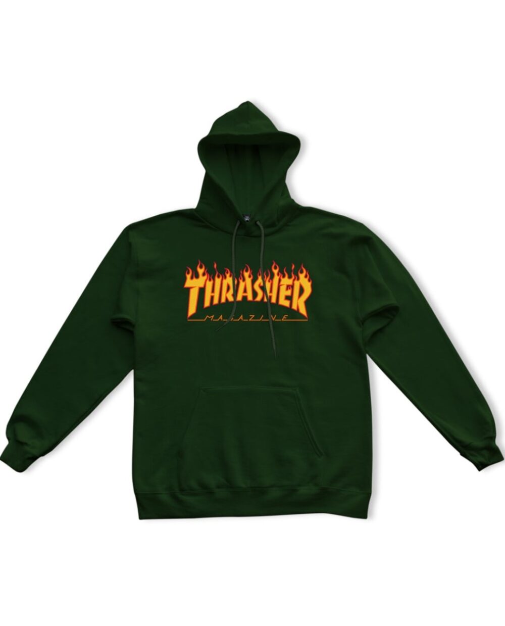 Thrasher Flame Logo Hoodie -Green