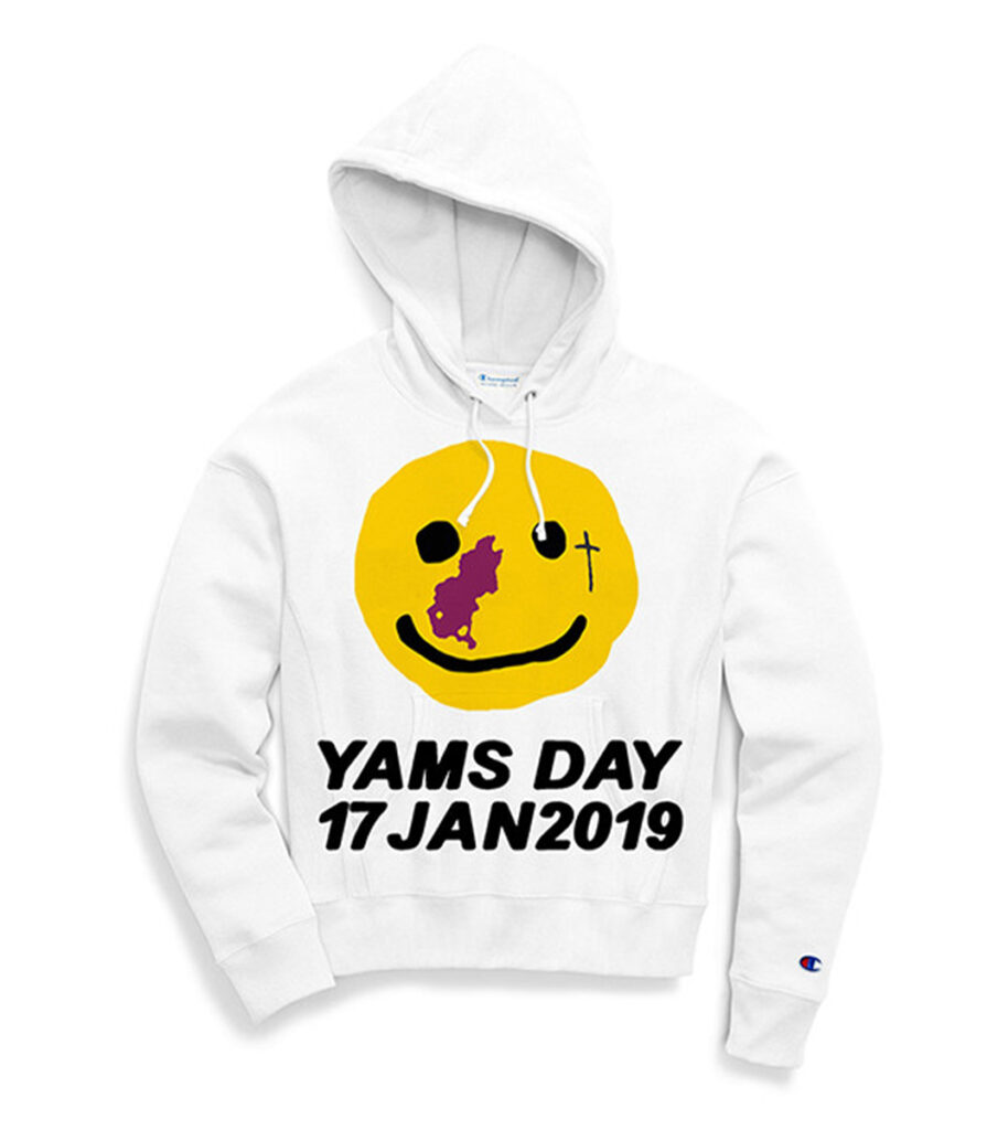 Cactus Plant Flea Market Yams Day Absolute Bliss Hoodie – White-Front