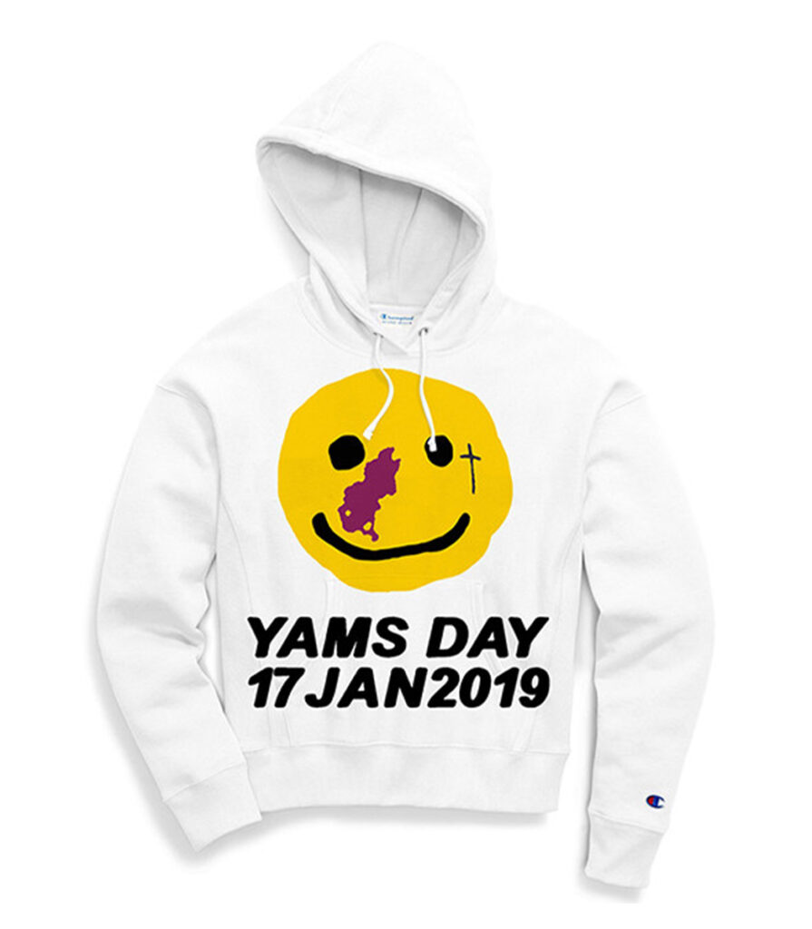 Yams Day logo and design, Cactus Plant Flea Market x Yams Day, Yams Day,Premium cotton blend for comfort and durability, Adjustable drawstring hood, Front kangaroo pocket, Long sleeves with ribbed cuffs
