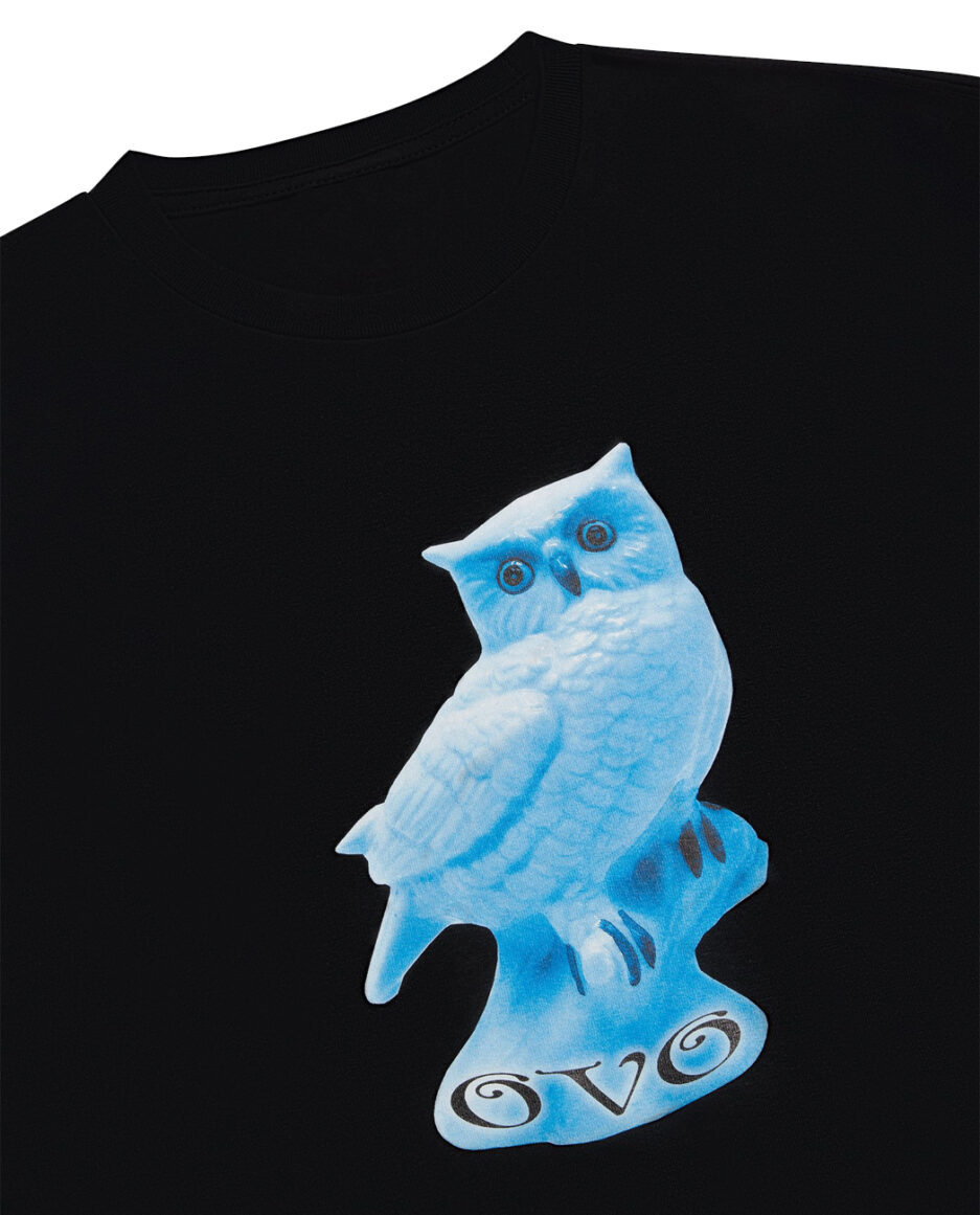 OVO Ceramic Owl T-Shirt-Black