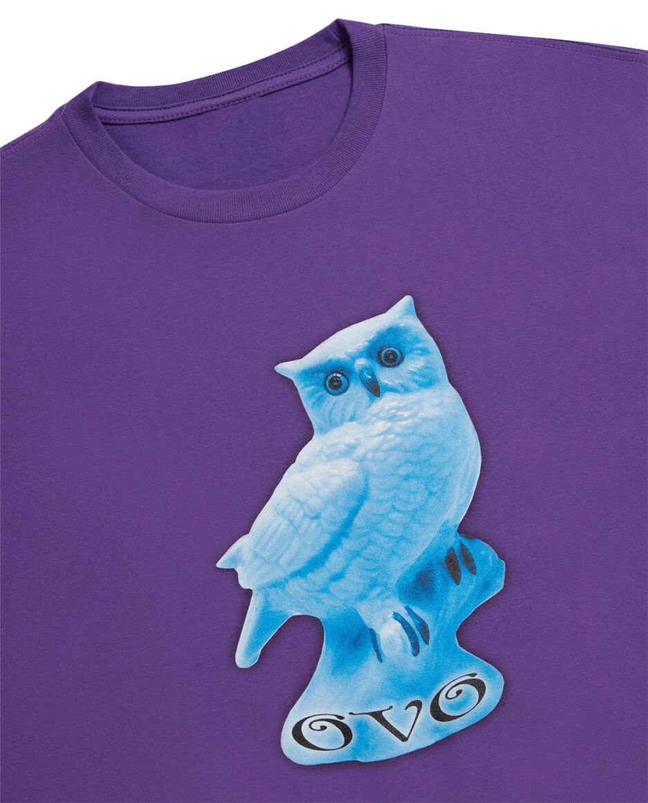 OVO Ceramic Owl T-Shirt-Purple