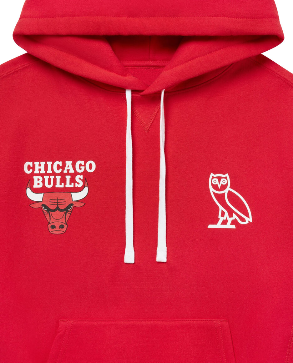 OVO X NBA Bulls Hoodie – Red