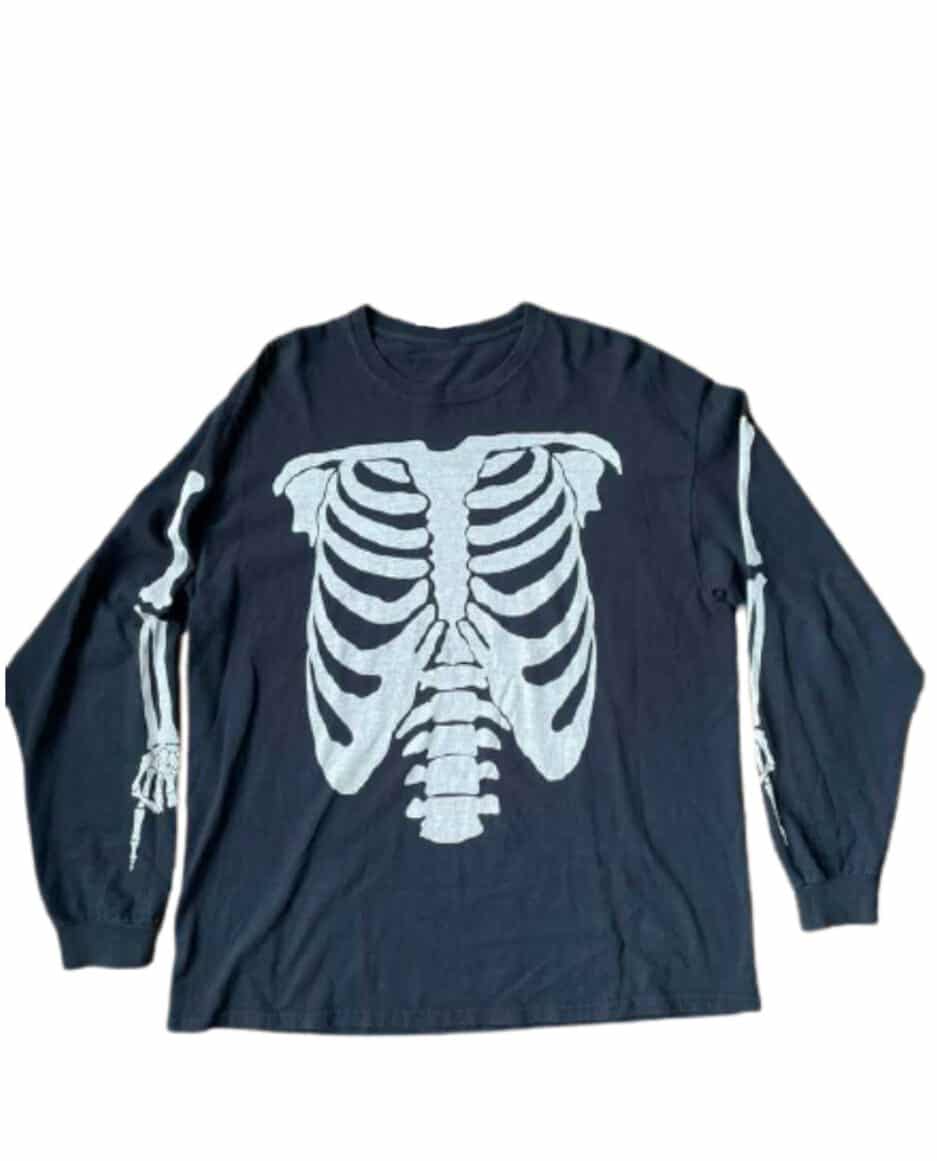Playboi Carti, Long Sleeve Tee, Die Lit Neon Skeleton graphic, High-quality fabric blend, Comfortable and stylish, Available in various sizes