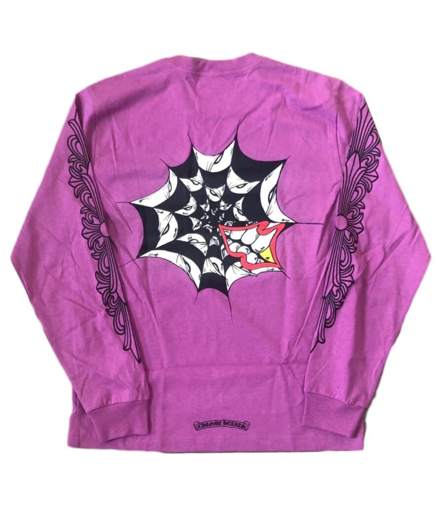 Chrome Hearts Matty Boy Spider Web L/S Sweatshirt-Back
