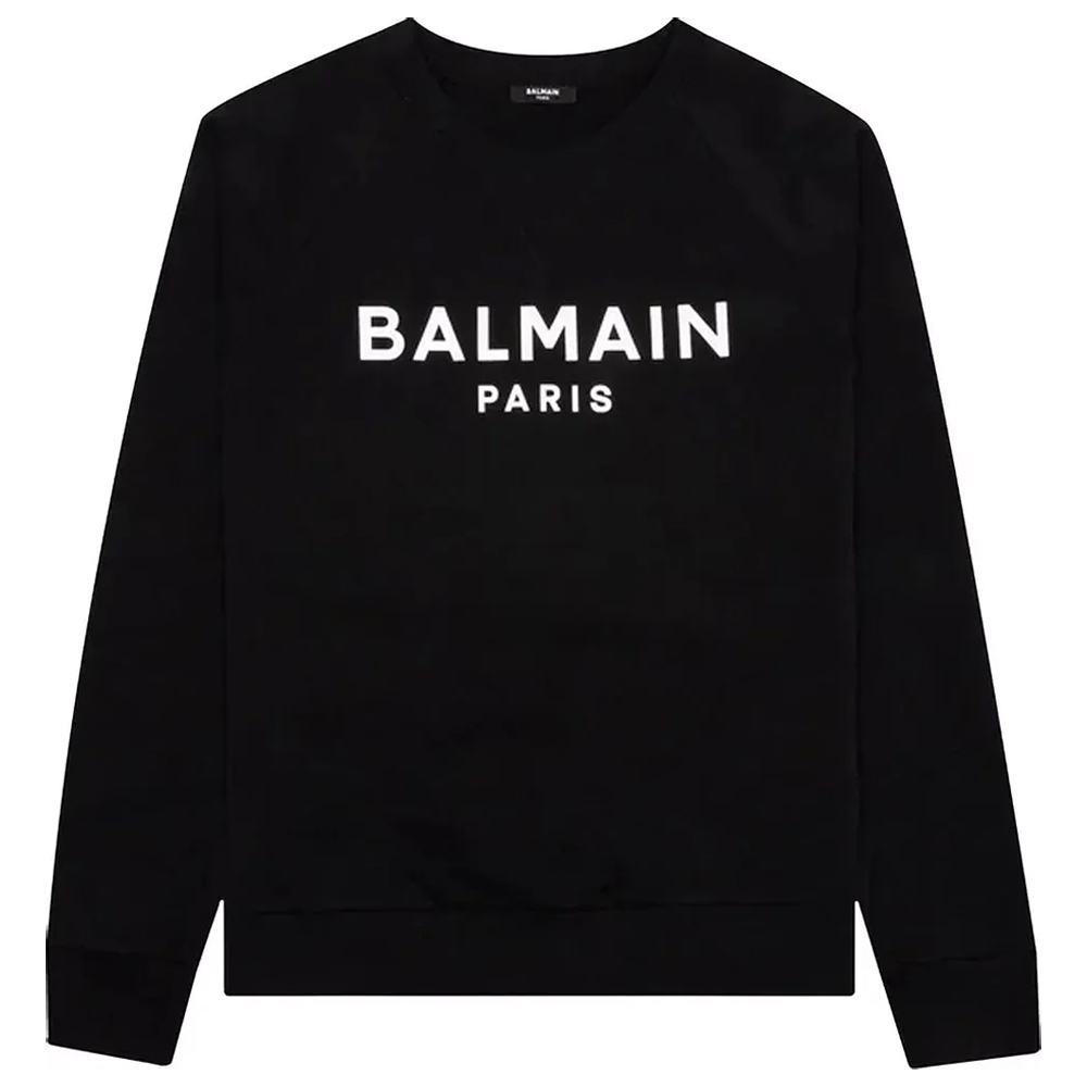 Balmain Printed Sweatshirt ‘Noir/Blanc’