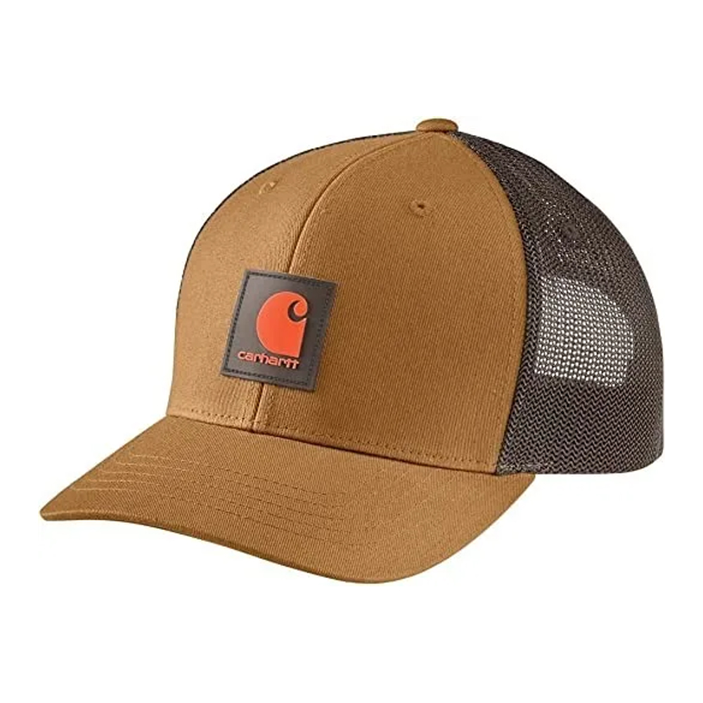 Carhartt Men’s Rugged Flex Twill Mesh-Back Logo Patch Cap
