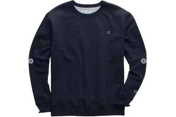 Champion Powerblend Crewneck Sweatshirt – Navy