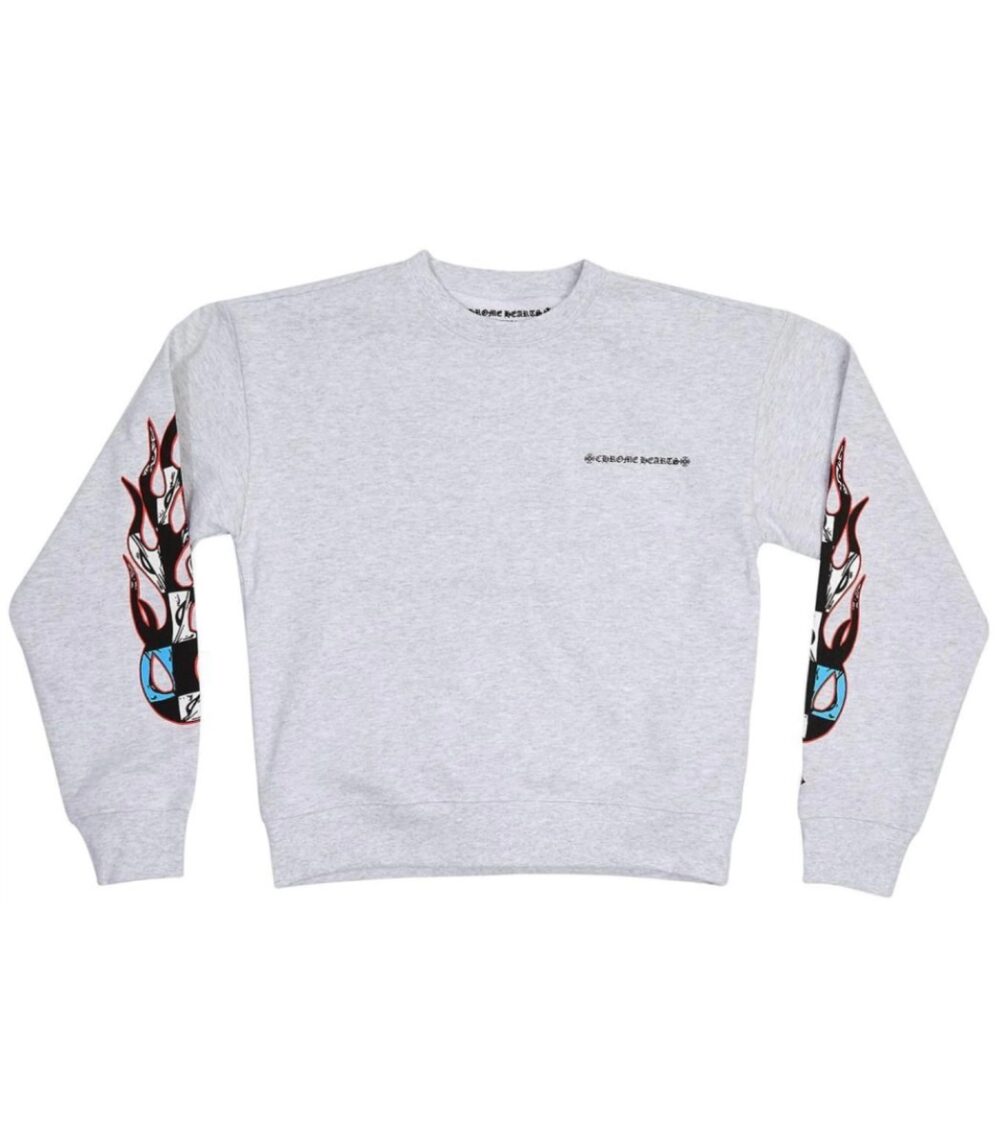 Chrome Hearts Matty Boy Brain Sweatshirt – Gray