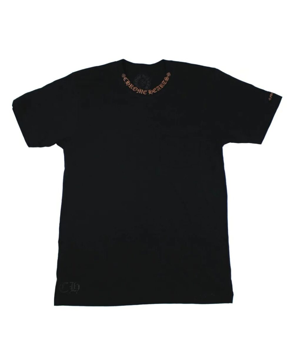 Chrome Hearts Neck Logo T-Shirt – Black