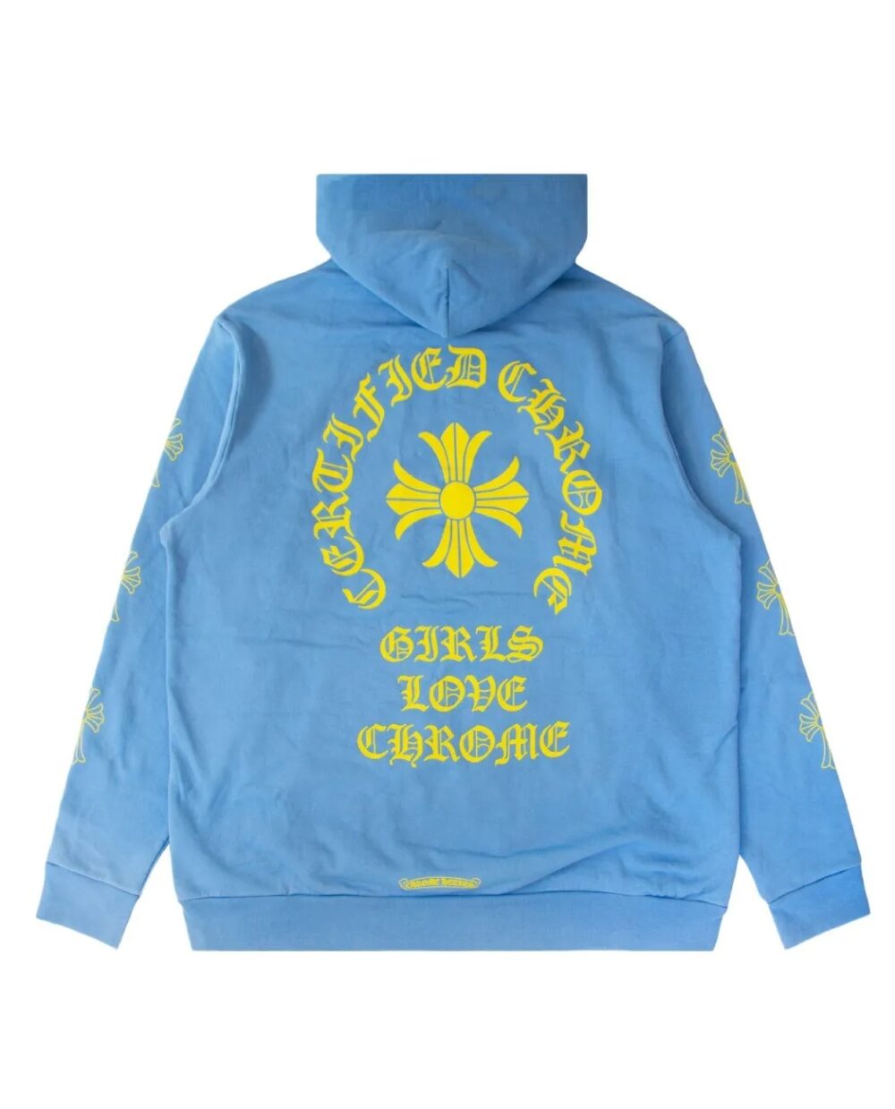 Chrome Hearts x Drake, ChHoodie, Girls Love Chrome, High-quality Cotton Blend, Regular Fit, Attached hood with adjustable drawstrings, Long sleeves with ribbed cuffs