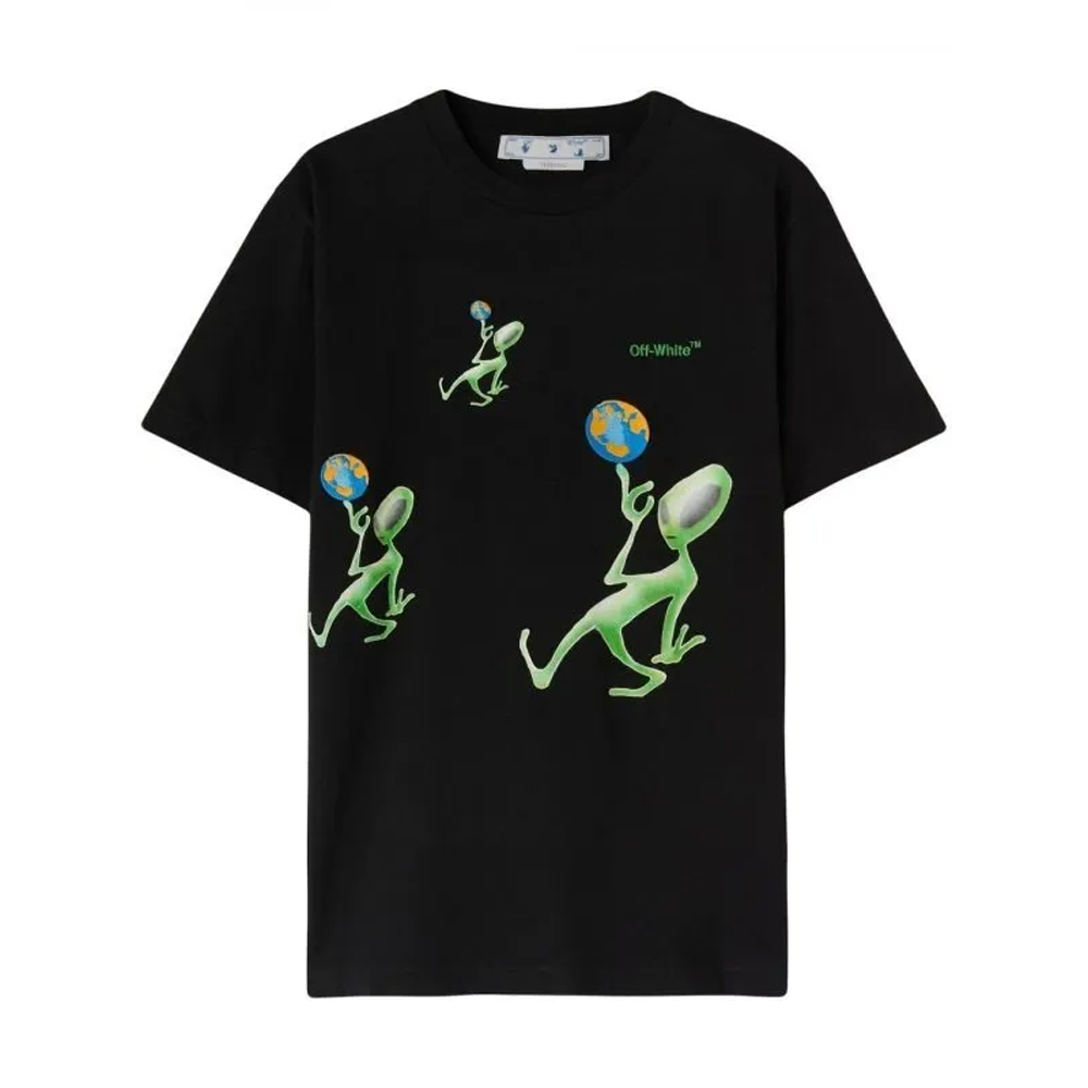 Off-White Alien Graphic Print T-Shirt