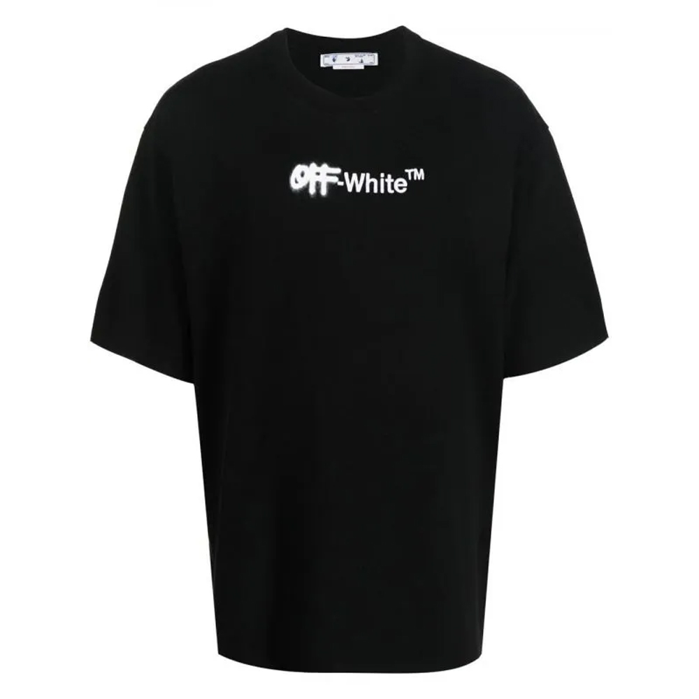 Off-White Spray Helvetica logo print T-shirt