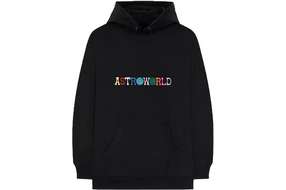 Travis Scott Astroworld Logo Hoodie Black