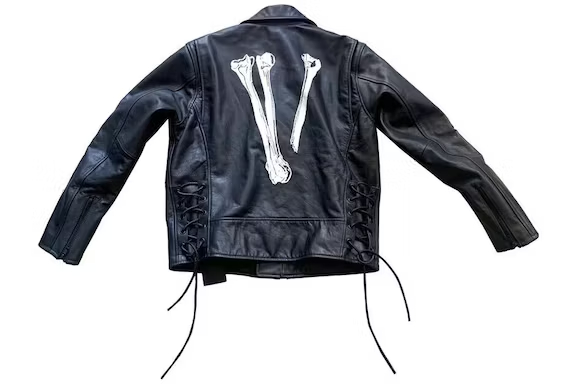 Vlone X Neighborhood Leather Jacket - Black || Order Now